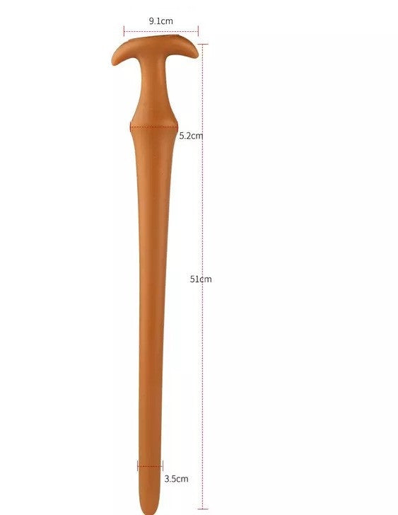 Super Long Flexible Butt Plug - Gold L - image 12