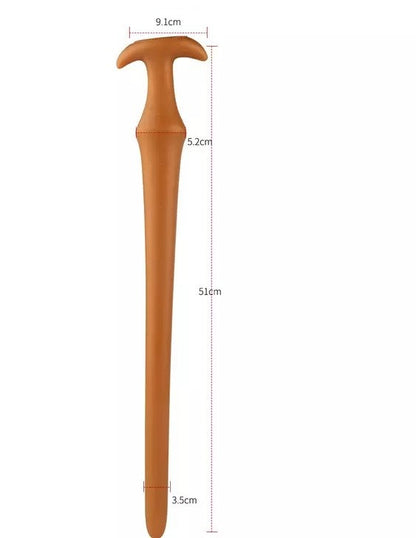 Super Long Flexible Butt Plug - Gold L - image 12