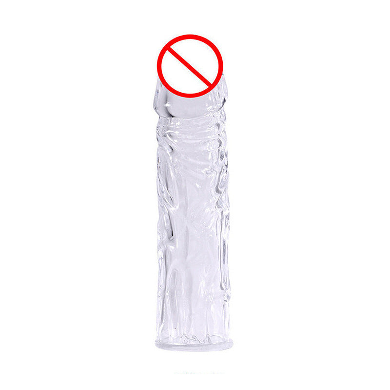 Crystal Penis Sleeve Reusable Condoms - Clear B - image 7