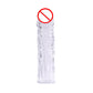 Crystal Penis Sleeve Reusable Condoms - Clear B - image 7
