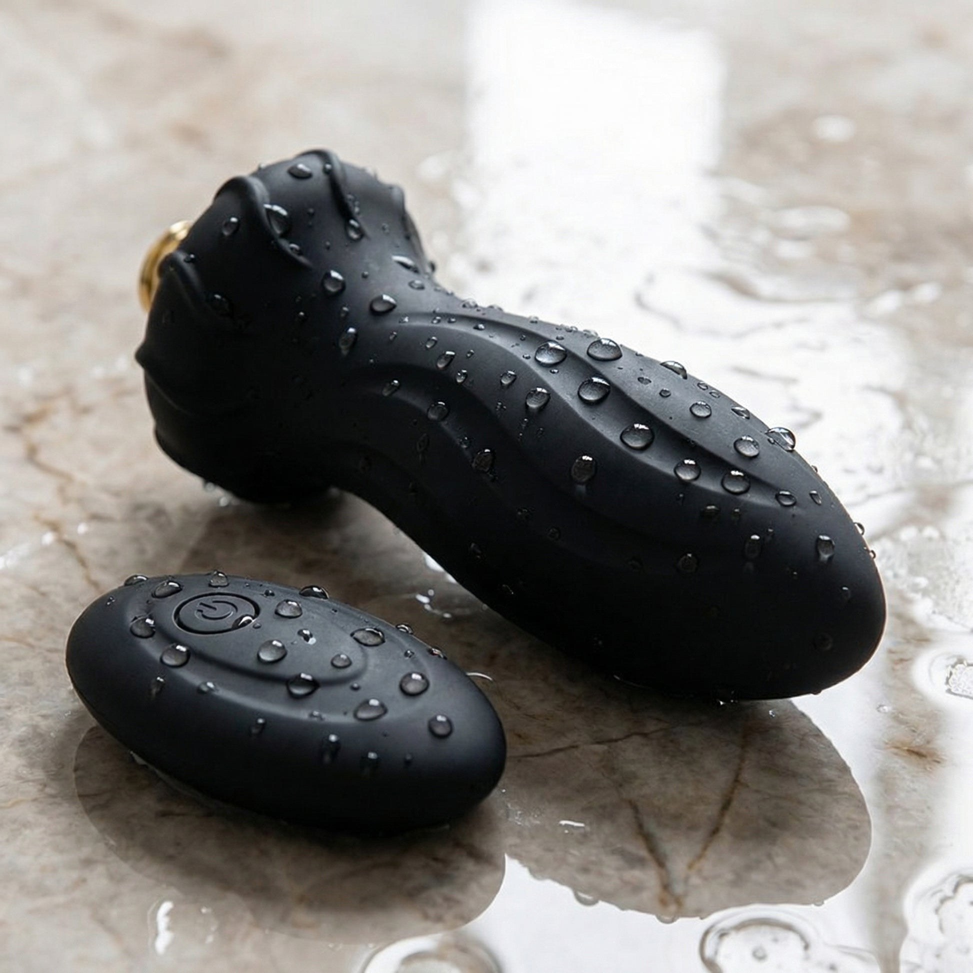 Remote Control Spiral Texture Vibrating Anal Massager - image 13