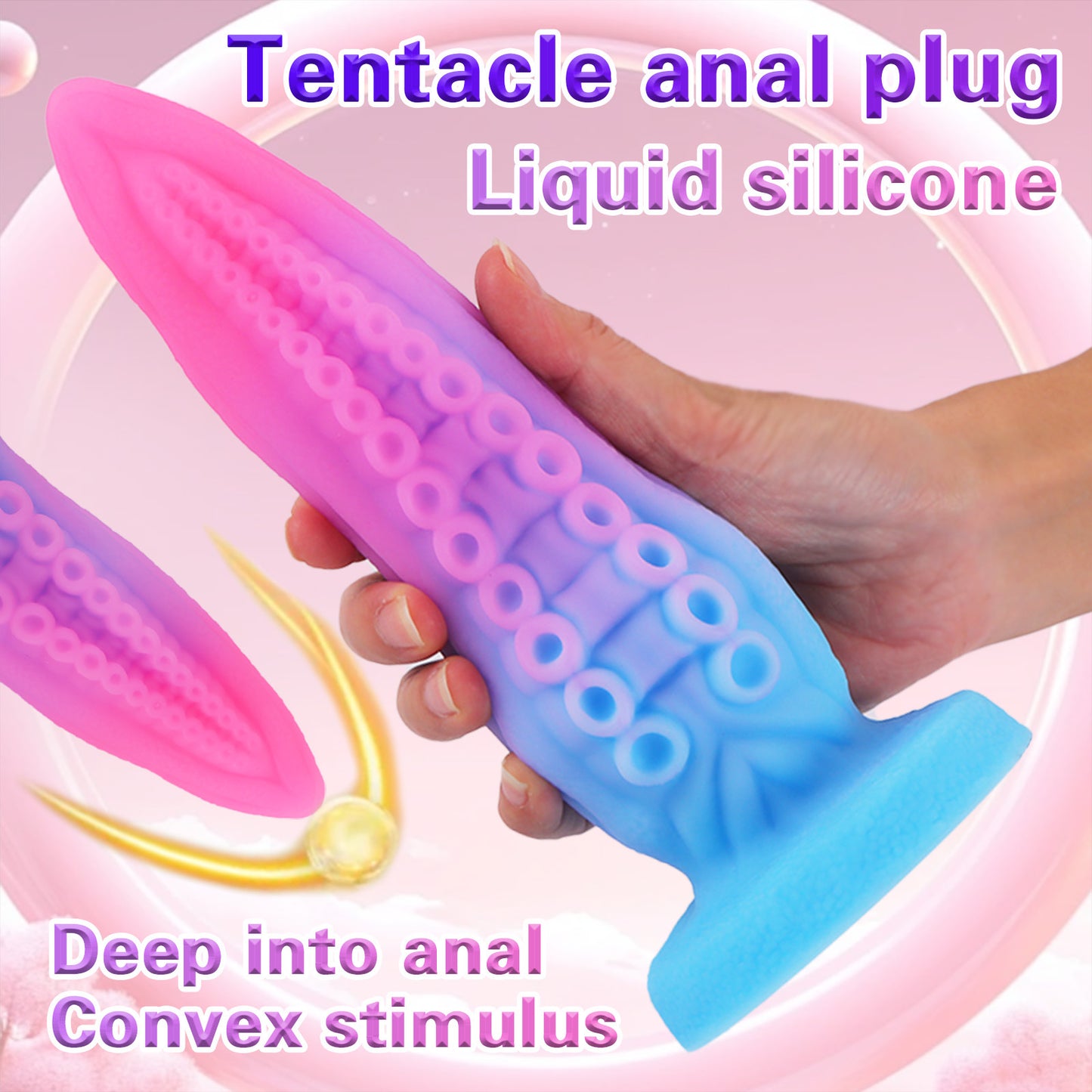 Octopus Tentacle Silicone Dildo - image 7