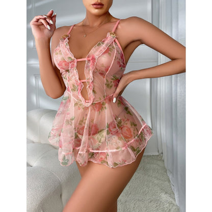 Sexy Short Nightgown - Soft Breathable Sleepwear for Women - image 4