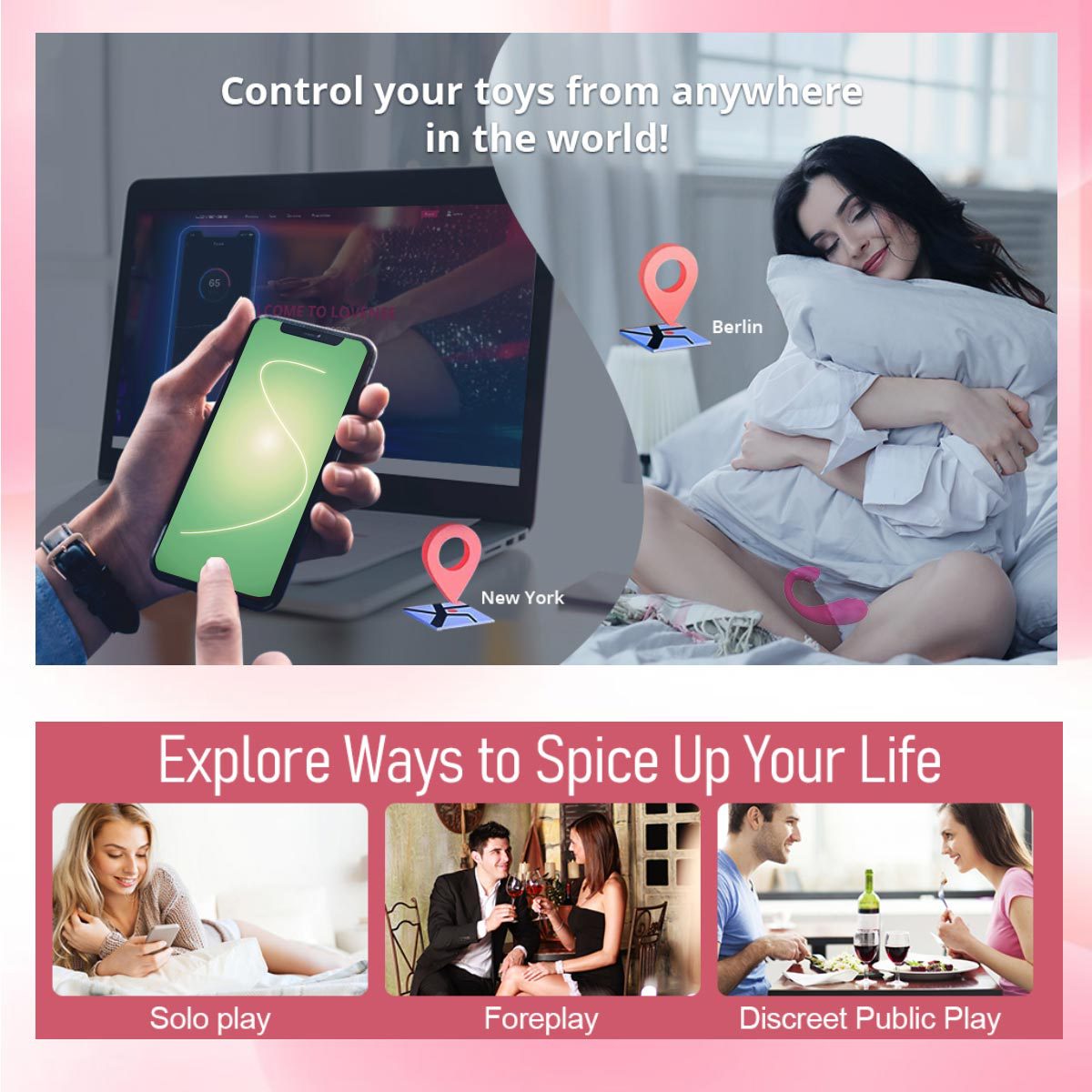 Dual Motor Vibrator for Vaginal & Clitoral Stimulation – Rechargeable & Body-Safe - image 3