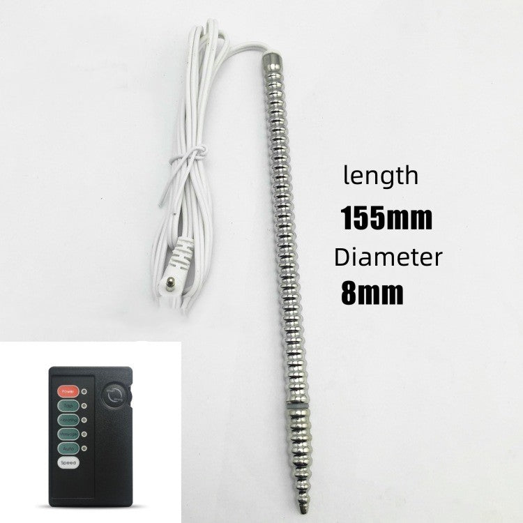 Electro-Sex Ribbed Urethra Sound Probe - Style 3 - image 7