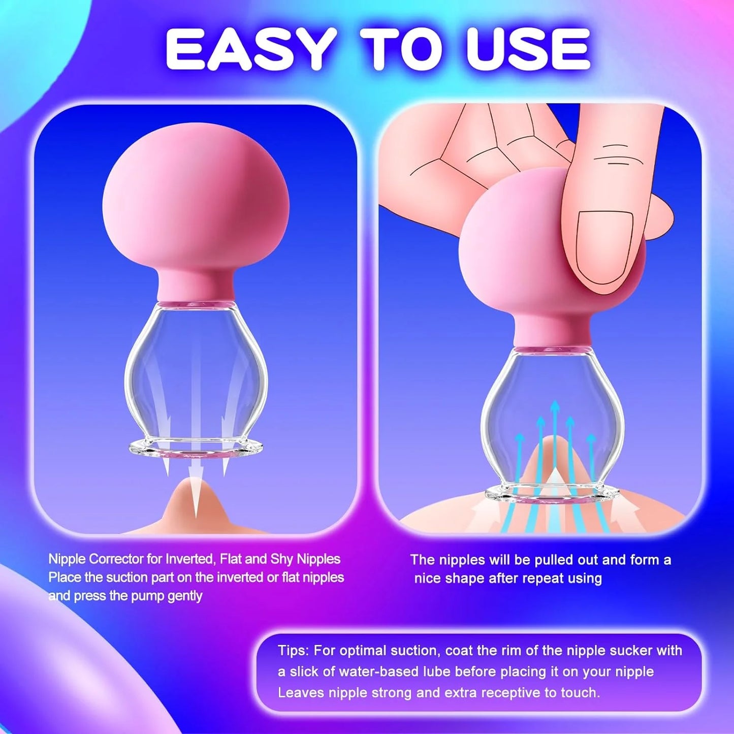 Nipple Sucker Nipple Stimulator Nipple Pump Toy - image 1