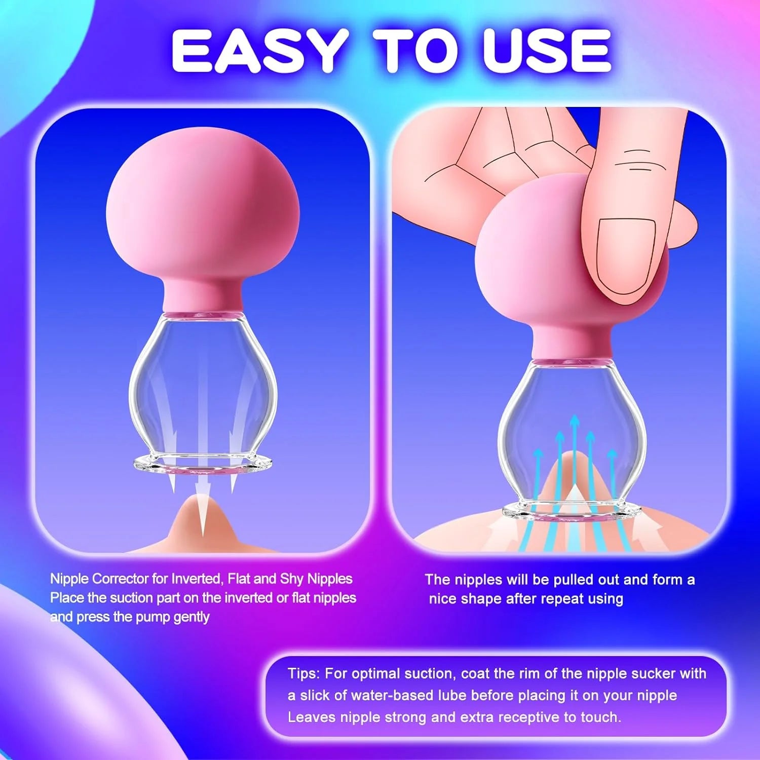 Nipple Sucker Nipple Stimulator Nipple Pump Toy - image 1
