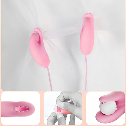 Ten-Speed Vibrating Puppy Nipple Clips - image 1