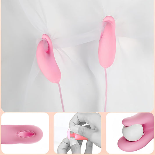 Ten-Speed Vibrating Puppy Nipple Clips - image 1