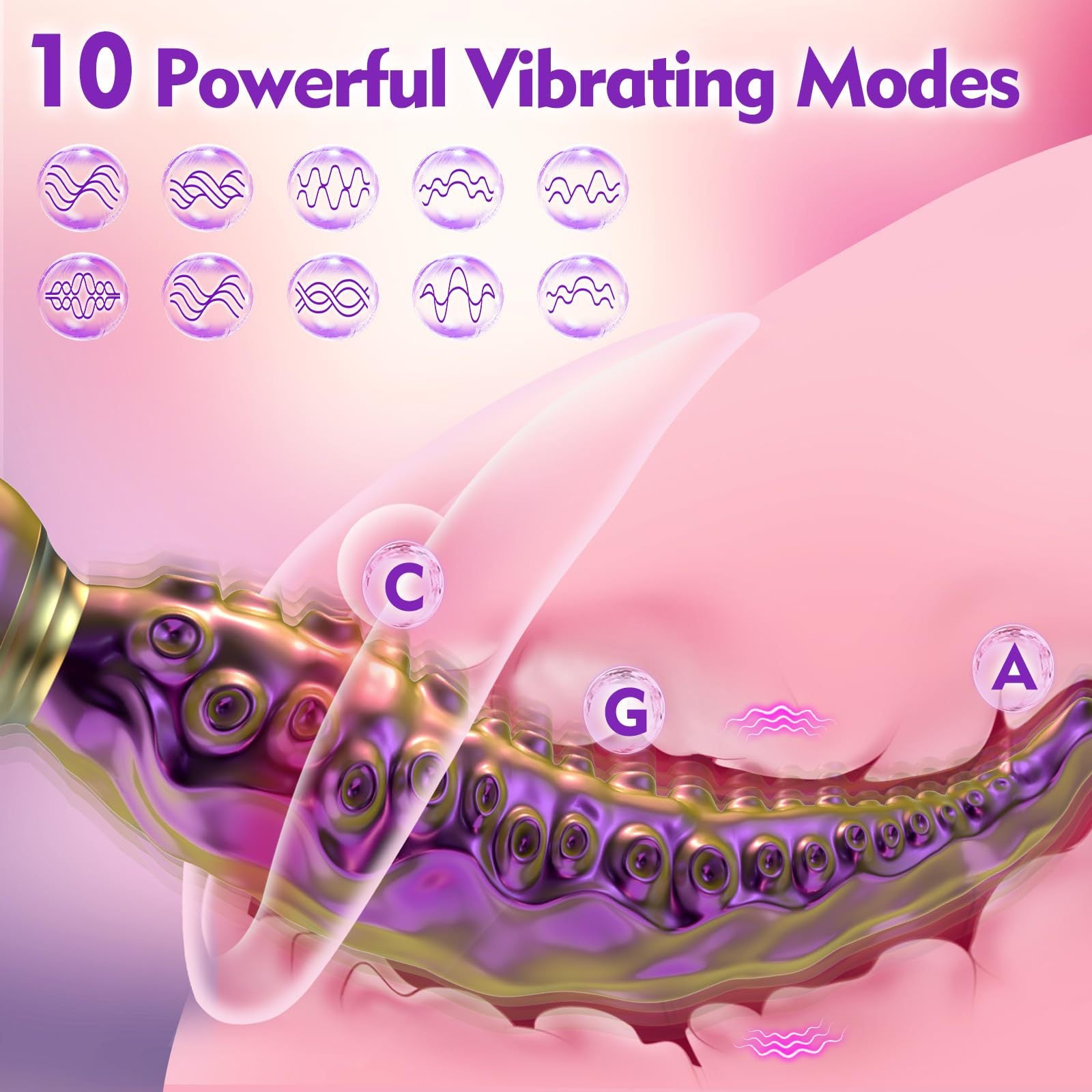 OctoTouch 10-Mode Multi-Zone Vibrator  - image 2