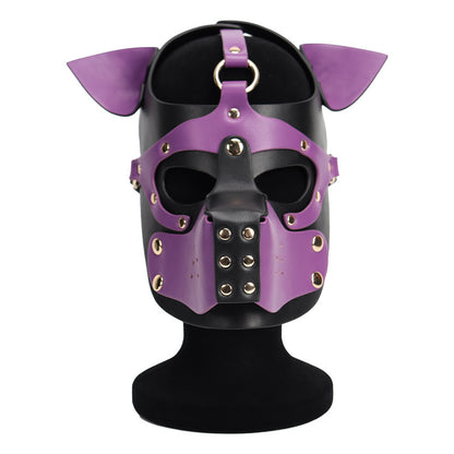 Adjustable Dog Head Shape SM Mask - Purple - image 4
