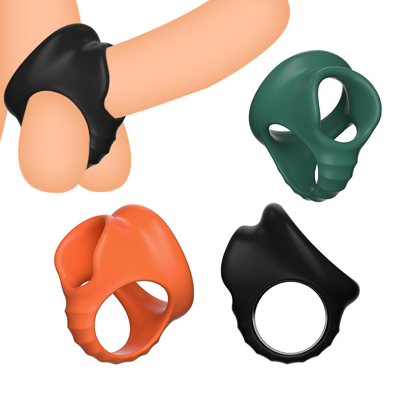 Four Holes Cock Ring Comfortable Lock Ring - image 6