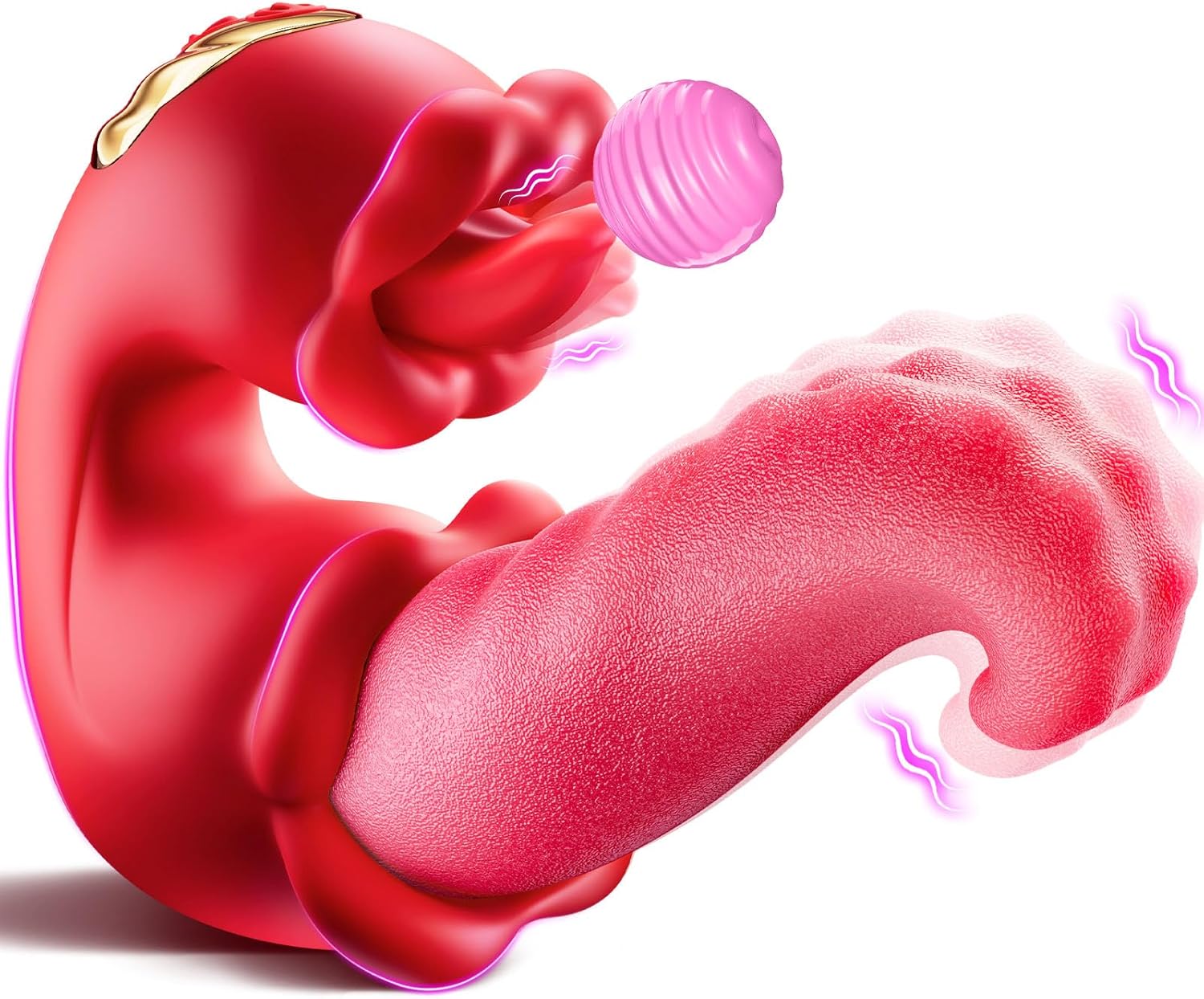 Blossom Kiss G-Spot Vibrator with Licking Sensation-Dual Pleasure - image 1