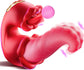 Blossom Kiss G-Spot Vibrator with Licking Sensation-Dual Pleasure - image 1