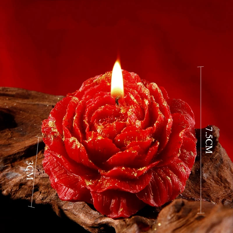 Multi-Shape SM Aromatic Wax Drip - Peony - Gilded Red - image 3
