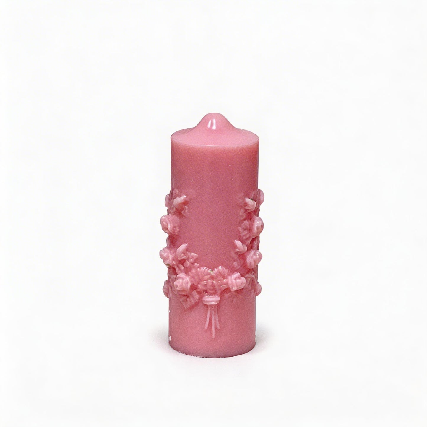 Lily Of The Valley Scented Pillar Candle - Pink - image 0