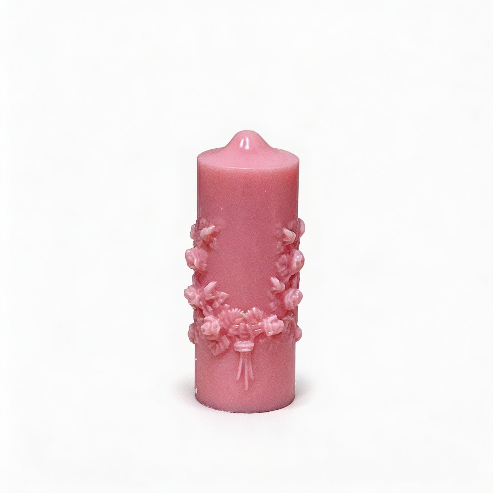 Lily Of The Valley Scented Pillar Candle - Pink - image 0