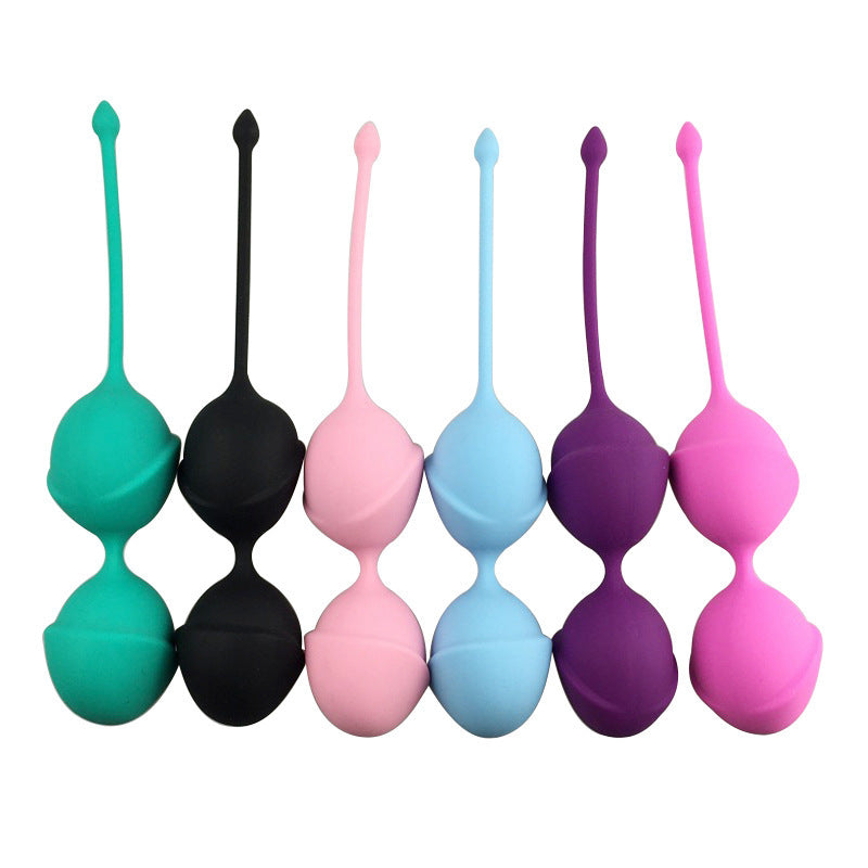 Silicone Kegel Balls - Purple - image 0