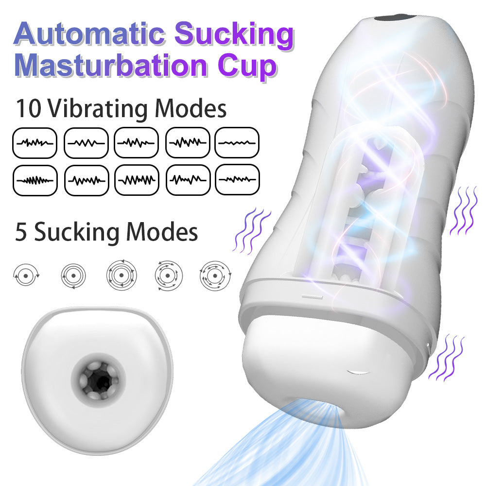 Sucking Blowjob Machine / Vibration Masturbation Cup for Male - image 12