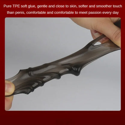 Delayed Ejaculation Cock Enlargement Ring Penis Sleeve - image 1