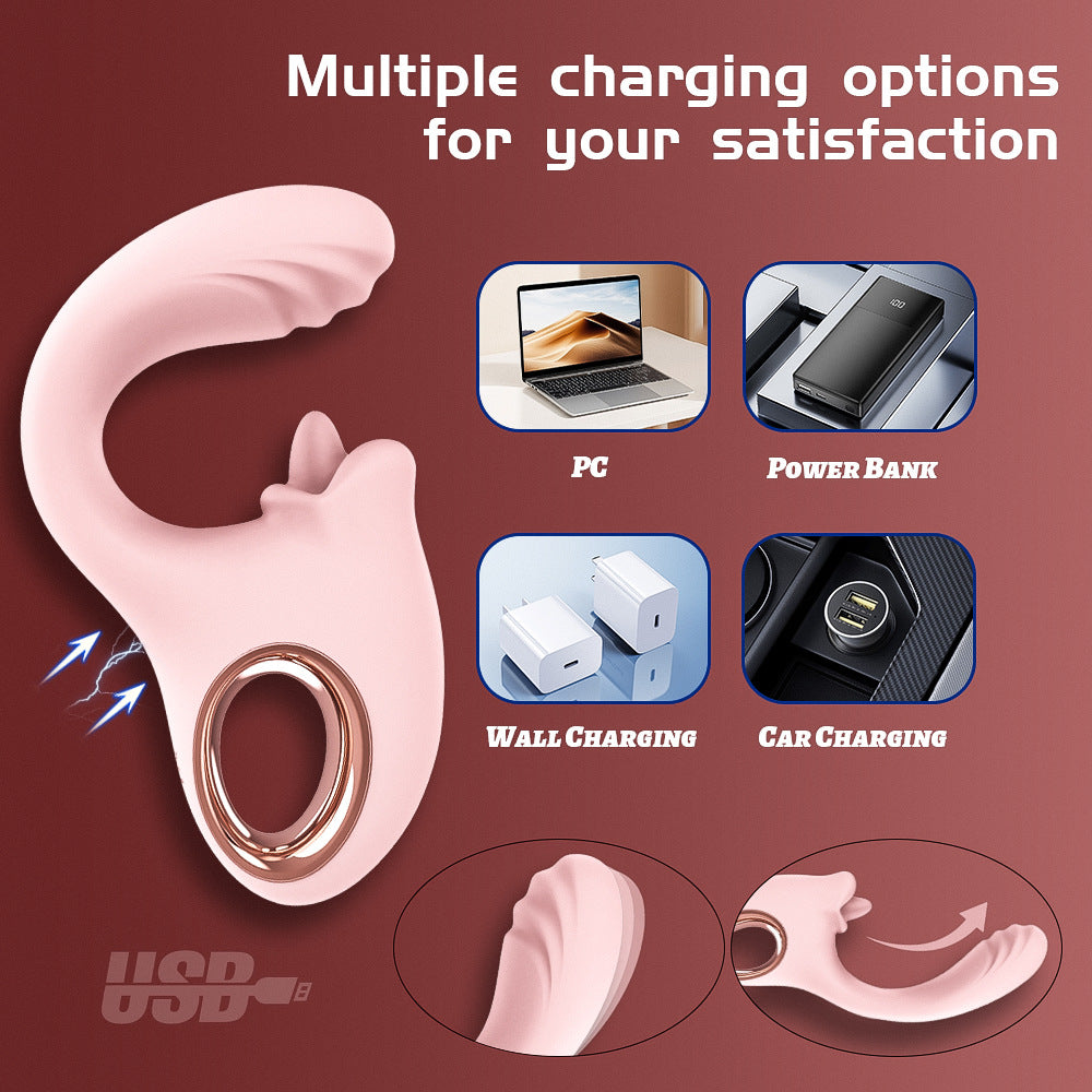 Luxelick 6.1'' Dual Motor Tongue Vibe - image 4