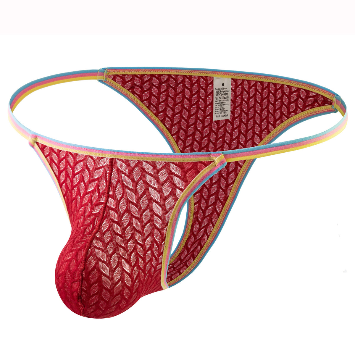 Men's Sexy Thong  - Wine - XL - image 2