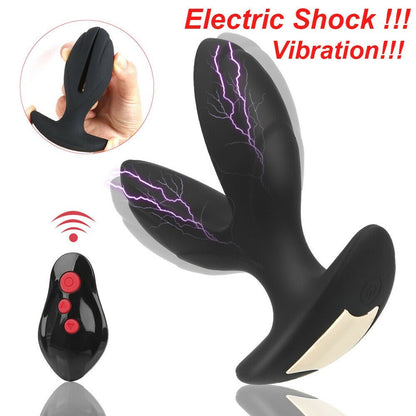 Waterproof Silicone Remote-Control Vibrating Anal Plug - image 5