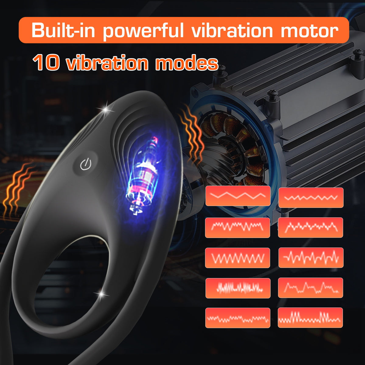 LockJoy 10-Mode Adjustable Vibrating Ring - image 4