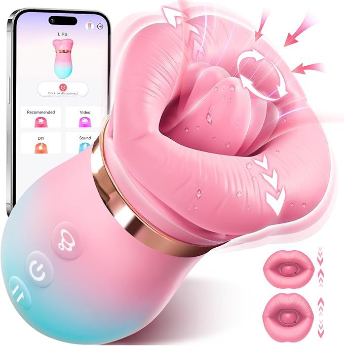 Exquisite Rose Kissing Vibrator - Multicolor - image 1