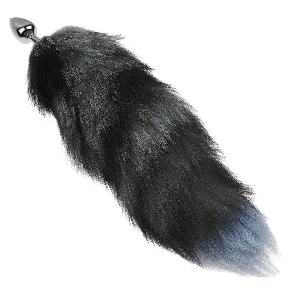 15.7'' Oversized Plush Fox Tail Butt Plug – Extra-Wide 3.94'' - image 2