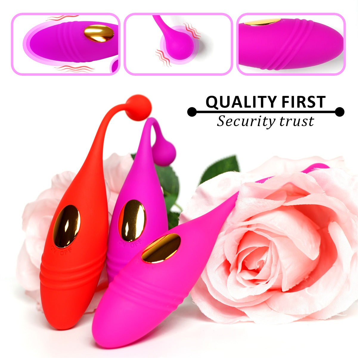 VibePulse Duo – Wireless Ribbed Egg Vibrator - image 1