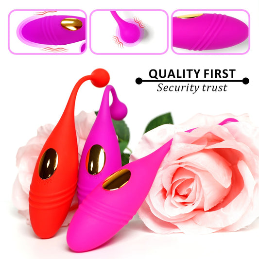 VibePulse Duo – Wireless Ribbed Egg Vibrator - image 1