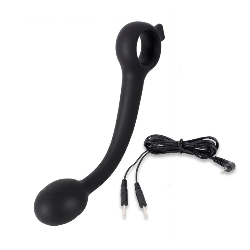 Electric Shock Prostate Massager With Hollow Ring - image 5