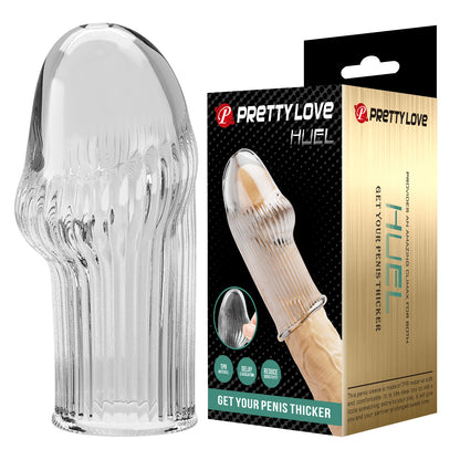 Pretty Love Huel Penis Sleeve - Clear - image 4