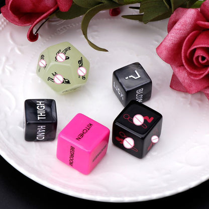 Sex Dice for erotic games and foreplay (5 Dices) - image 1
