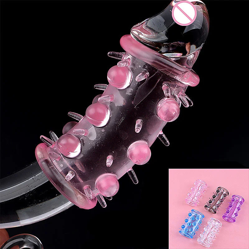 Penis Ring Condom Sleeve Penis Extender  - image 1