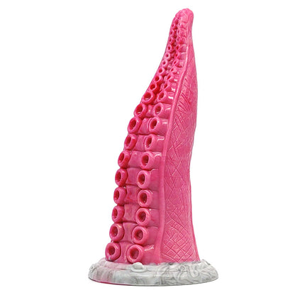 Octopus-Shape-Fantasy Tongue Realistic Dildo - Rose - image 3