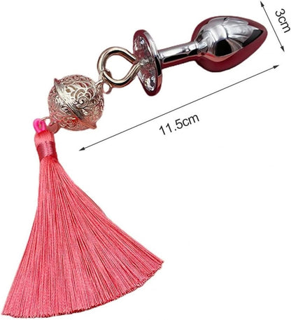 Metal Bell Anal Plug Erotic - image 0