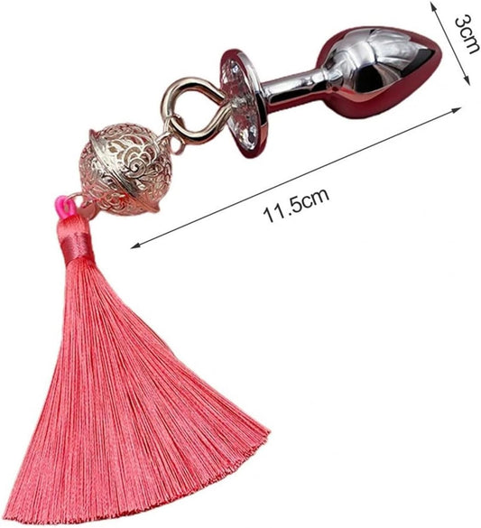 Metal Bell Anal Plug Erotic - image 0