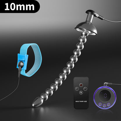 Metal Beaded Urethral Sounding Plug  - 10mm - image 10