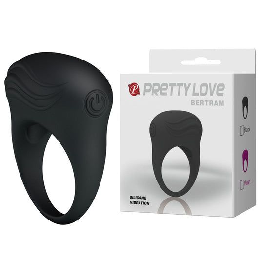 Sensual Vibrating Cock Ring - Black - image 0