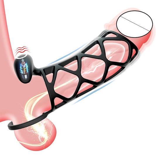 Vibrating Sleeve for Penis with Remote - image 0