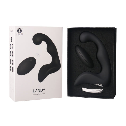 Vibrating Prostate Massager & Wireless Silicone Anal Vibrator - Black - image 0