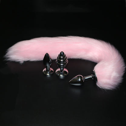 Sexy Fox Tail Butt Plug - Pink - image 7