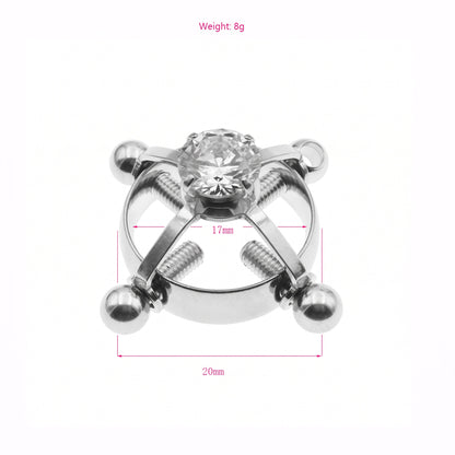 Metal Nipple Clamps With Jewerly - image 3