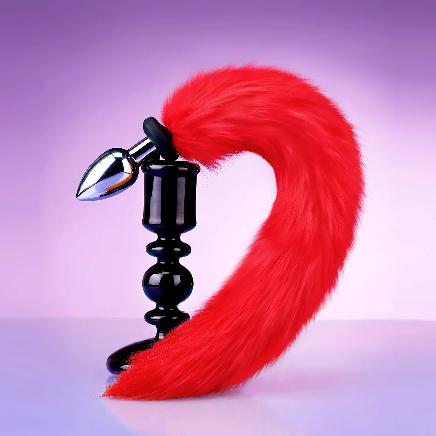 15.7'' Electro-Vibrating Fox Tail Butt Plug - image 9