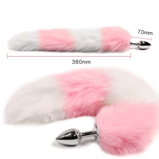 Furry Cosplay Sex Fox Tail Anal Plug - B - image 1