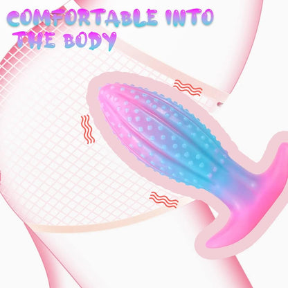 Glowing Oval Beads Anal Plug - image 0