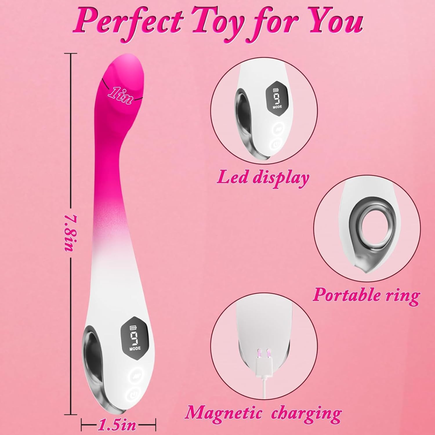 Premium 3D Spiral Oscillation Clitoral & G-Spot Vibrator for Women and Couples - image 9