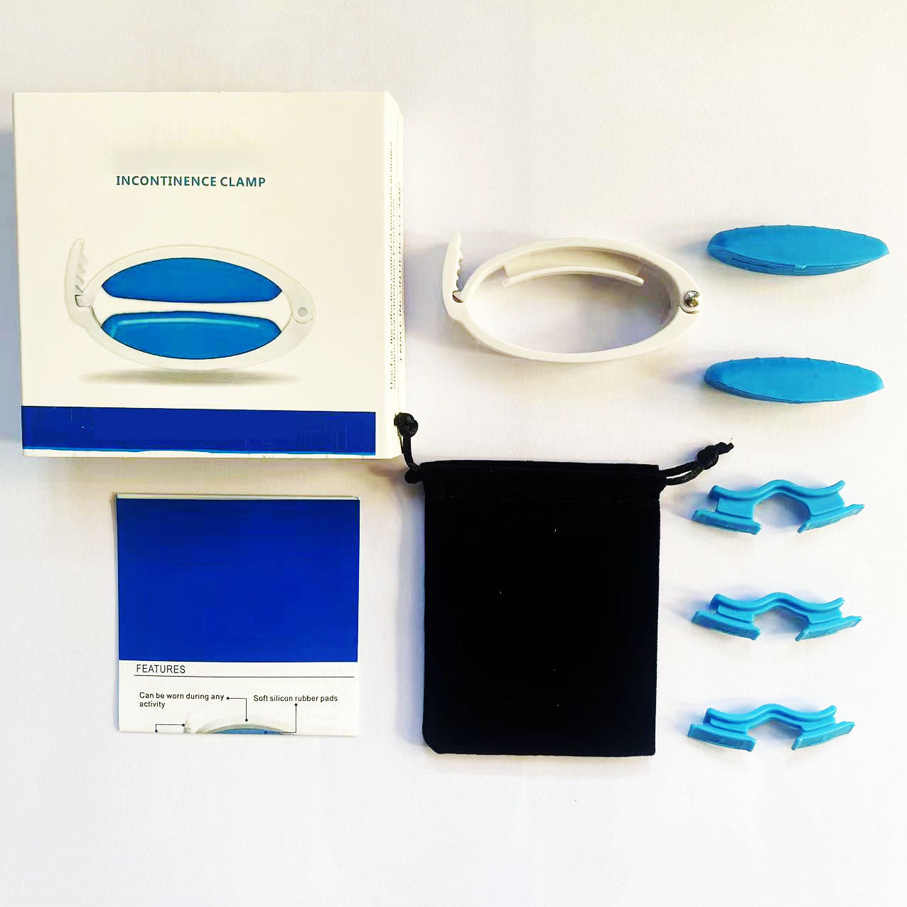 Male Customizable Clamp for Incontinence - White - image 5